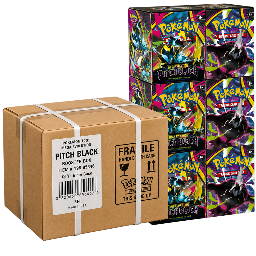 Pokémon TCG | Pitch Black Booster Box Case (6 Boxes) - Preorder